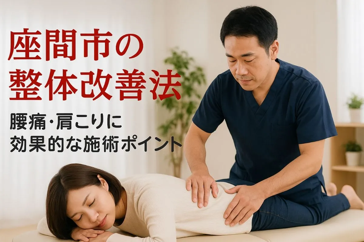 座間市の整体で腰痛や肩こりを根本から改善する選び方と効果的な施術ポイント