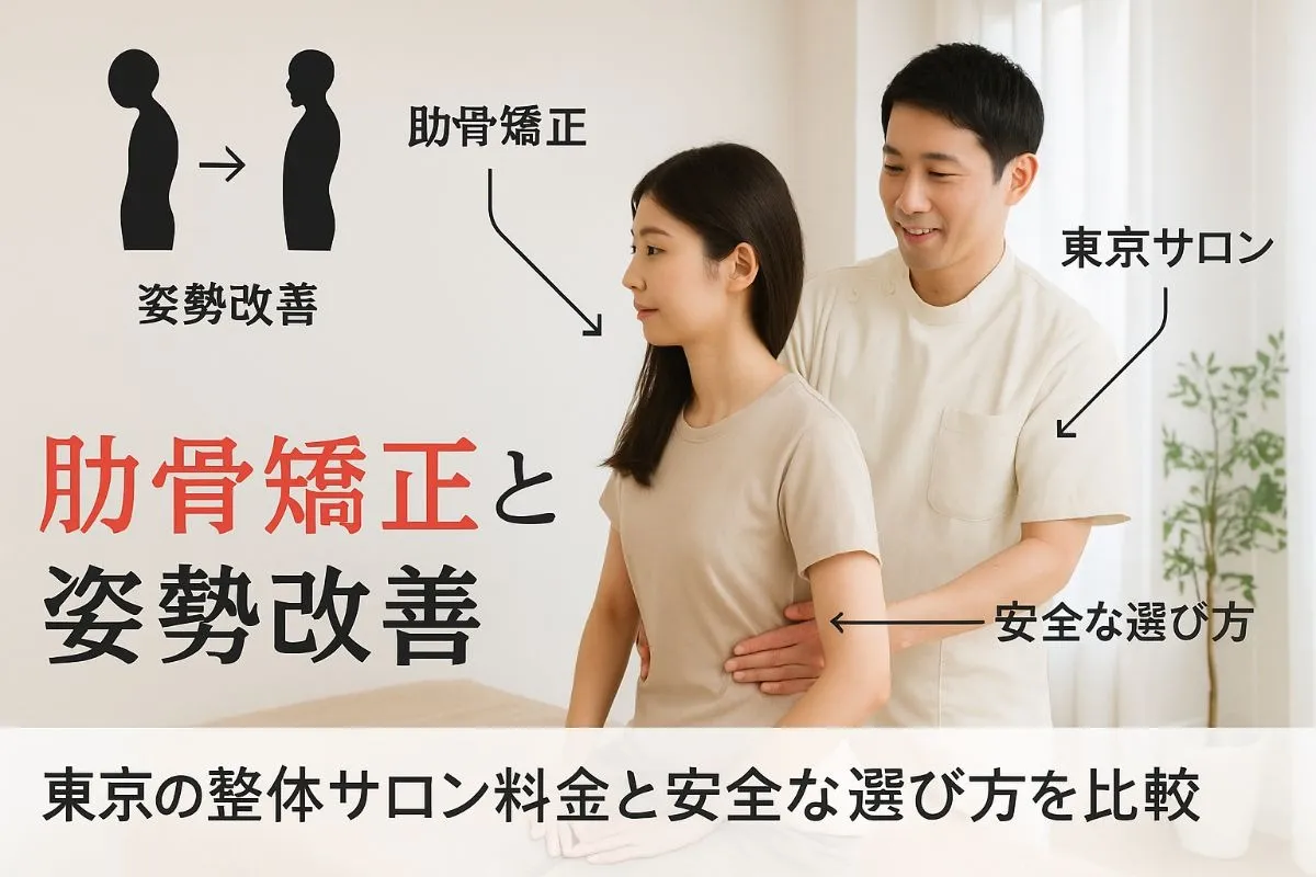 整体で肋骨矯正の効果と姿勢改善事例を徹底解説｜東京のサロン料金や安全な選び方も詳しく比較
